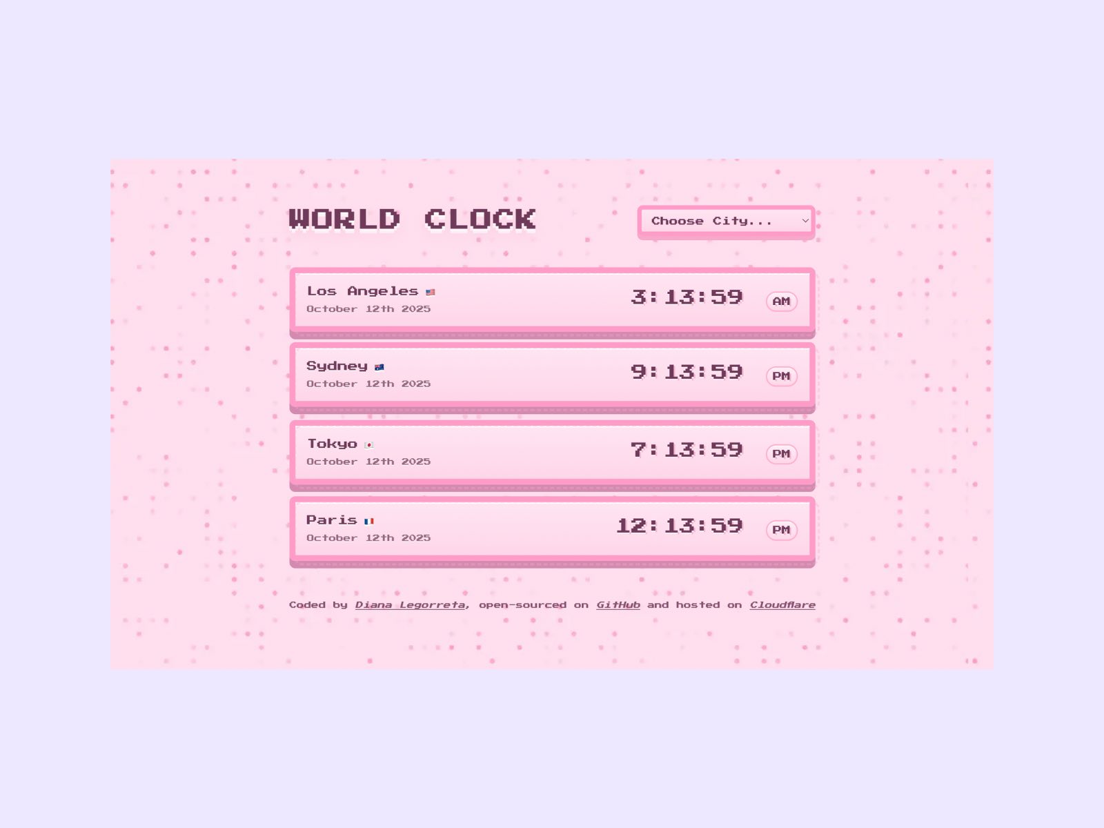 World Clock App